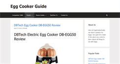 Desktop Screenshot of eggcookerguide.com